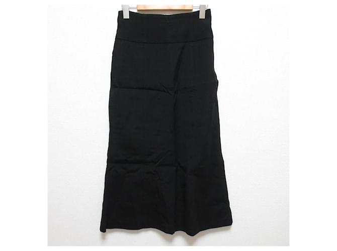 Autre Marque Falda Larga Stretch ebure Negro - vista 2