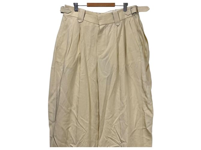 Pantaloni larghi Louis Vuitton Beige - vista 3