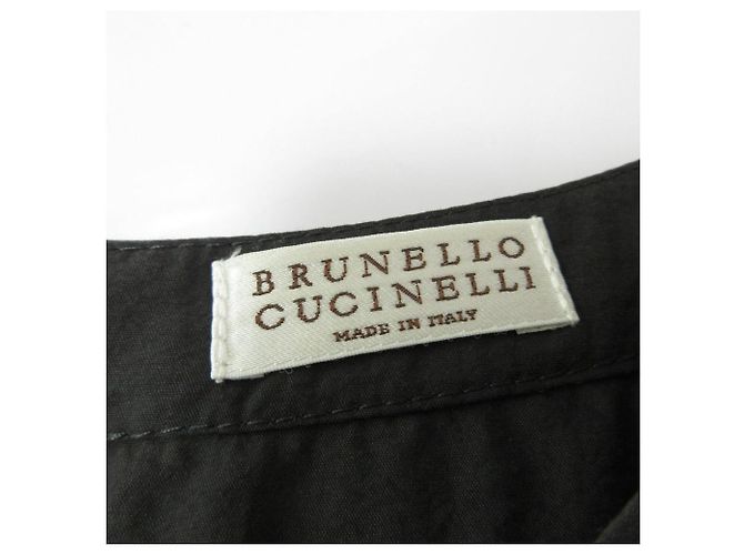 Autre Marque Monile Kleid Brunello Cucinelli Grau Anthrazitgrau - Ansicht 9