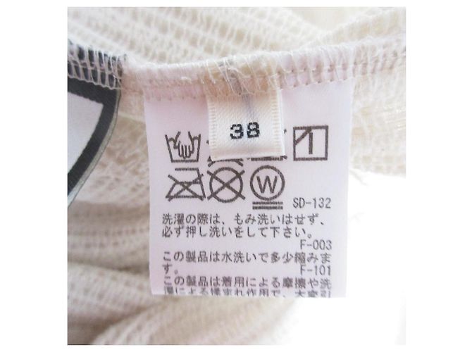 Autre Marque Plisierter Top mit Kordeldetails Beige - Ansicht 7