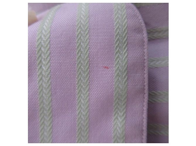 Autre Marque Camicia a Righe a Maniche Lunghe Barba Rosa Verde - vista 11