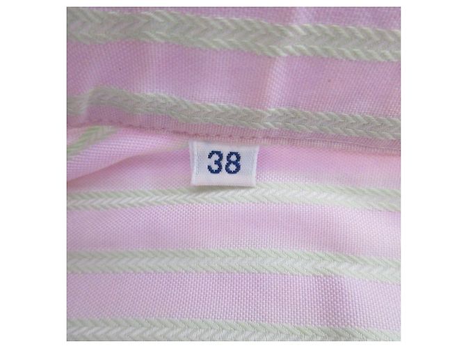 Autre Marque Camicia a Righe a Maniche Lunghe Barba Rosa Verde - vista 13
