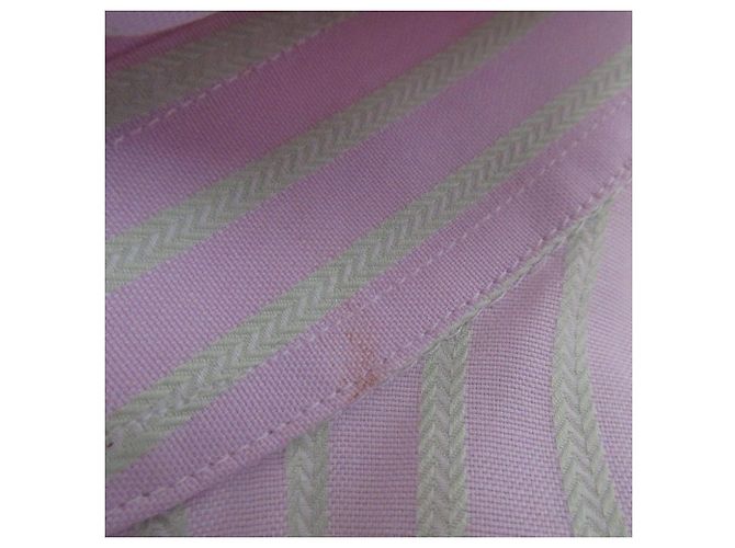 Autre Marque Camicia a Righe a Maniche Lunghe Barba Rosa Verde - vista 7