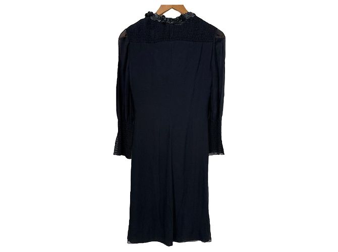 Vestido 100% Seda Valentino Azul Azul marino - vista 2
