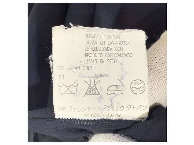 Vestido 100% Seda Valentino Azul Azul marino - vista 8
