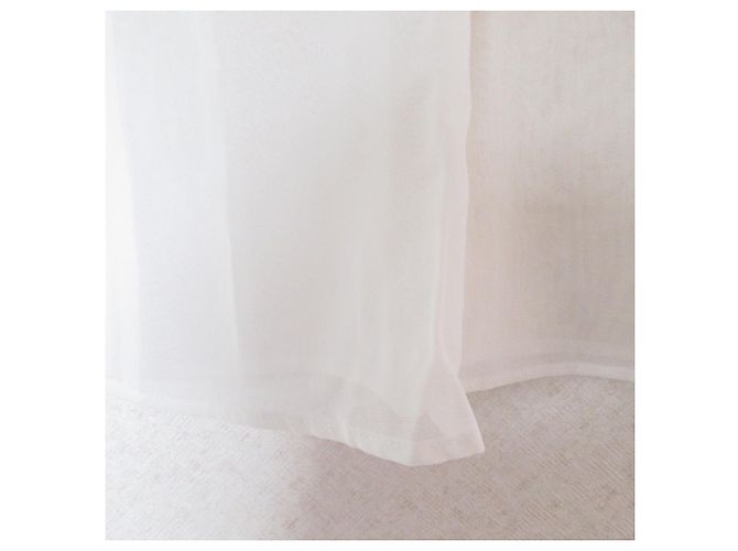Autre Marque Blusa de manga acampanada de organdí de algodón Liyoca Blanco - vista 5