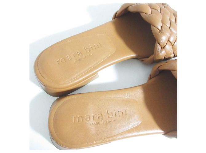 Autre Marque Mara Bini Leder-Mule Braun - Ansicht 5