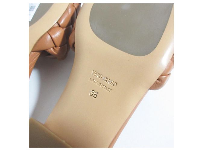 Autre Marque Mara Bini Leder-Mule Braun - Ansicht 7