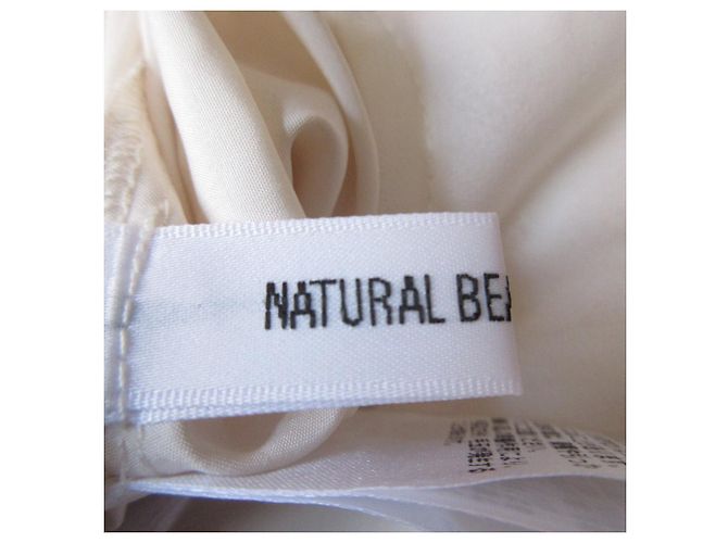 Autre Marque OFF-SHOULDER BLUSE MIT BLUMEN NATURAL BEAUTY BASIC Roh - Ansicht 5