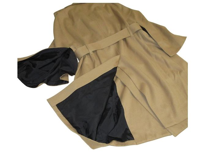 Autre Marque Abrigo Trench de Lana TOGA Archives Beige - vista 3