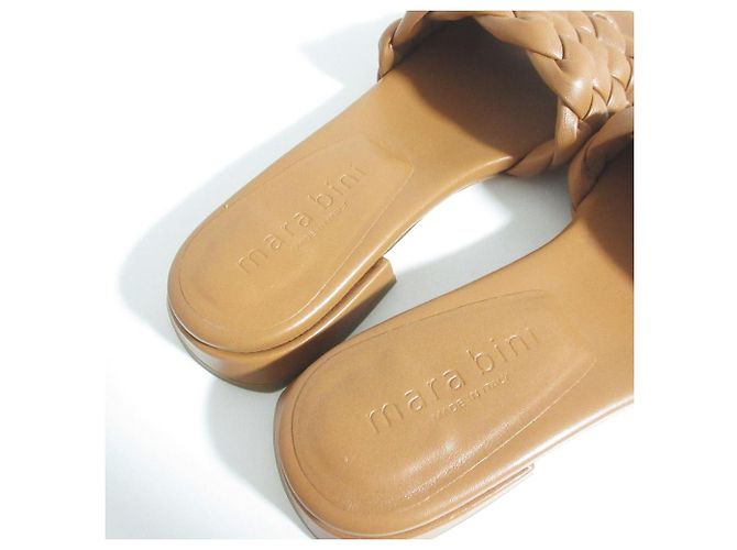 Autre Marque Mule in pelle Mara Bini Marrone Bronzo - vista 5