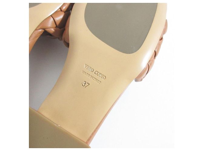 Autre Marque Mule in pelle Mara Bini Marrone Bronzo - vista 7