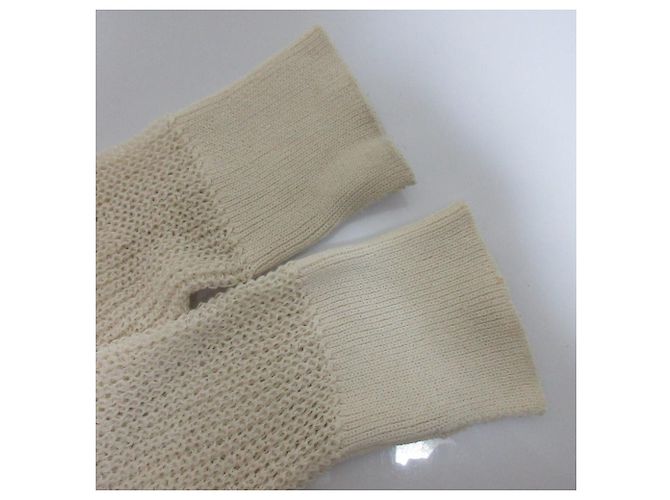 Autre Marque Gima Strickpullover mit Bootsausschnitt Liesse Weiß - Ansicht 10