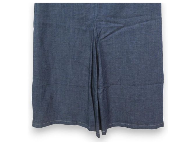 Autre Marque Gonna lunga in chambray ANAYI Blu - Ansicht 5