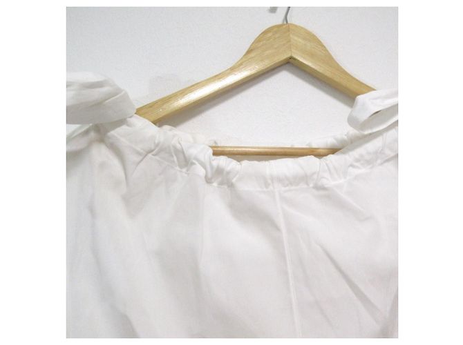 Top de manga corta con cinta Marni Blanco - vista 3