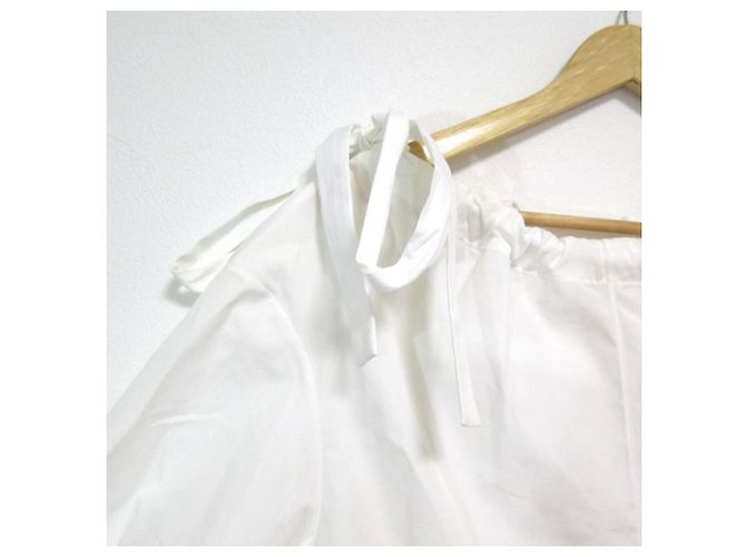 Top de manga corta con cinta Marni Blanco - vista 4