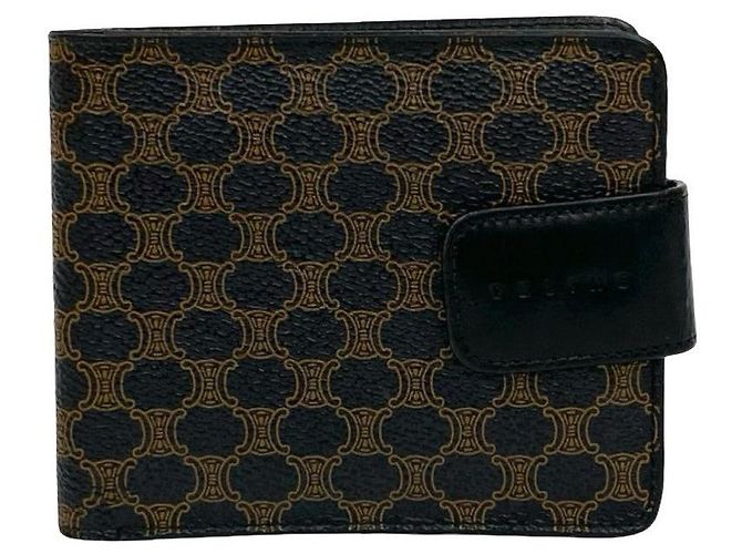 Céline Cartera Celine Macadam Trionfo de piel Negro - vista 2