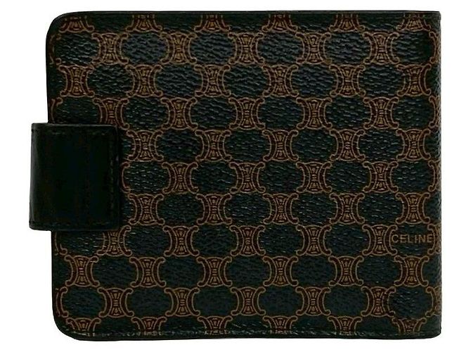 Céline Cartera Celine Macadam Trionfo de piel Negro - vista 3