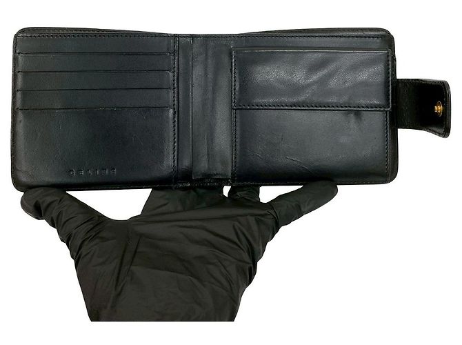 Céline Cartera Celine Macadam Trionfo de piel Negro - vista 8