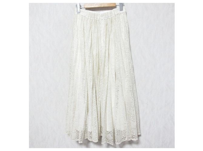 Autre Marque Falda Plisada Mystrada Haku Beige - vista 2