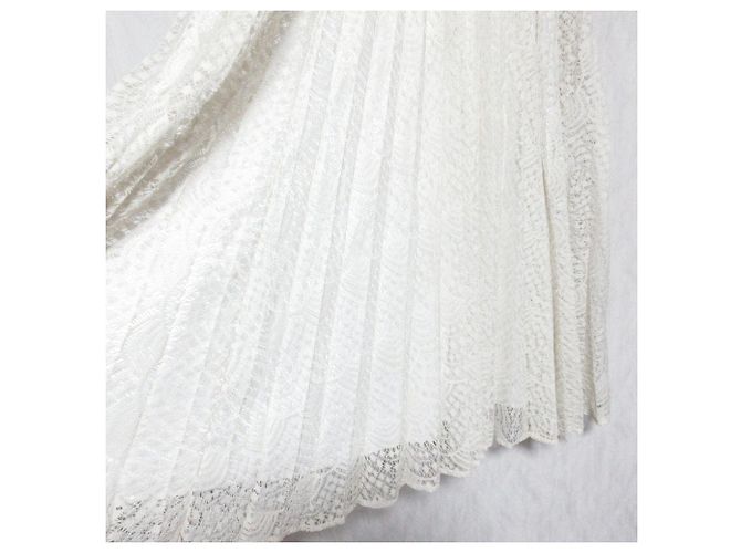Autre Marque Falda Plisada Mystrada Haku Beige - vista 3