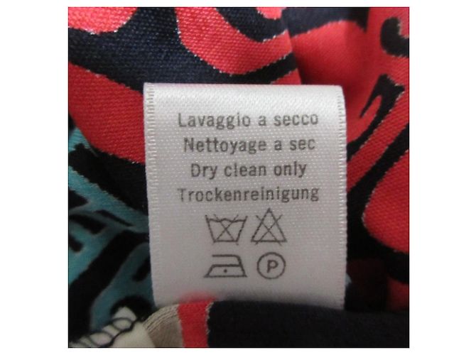 Autre Marque Vestido de seda LEONARD PARIS Negro Roja Beige Verde Púrpura - vista 12