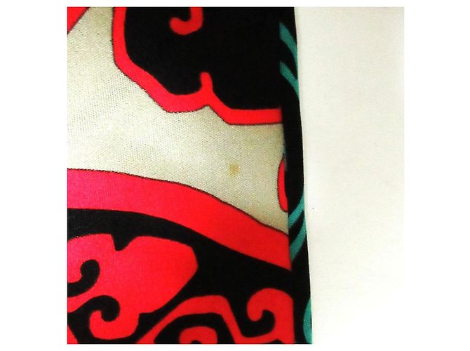 Autre Marque Vestido de seda LEONARD PARIS Negro Roja Beige Verde Púrpura - vista 5