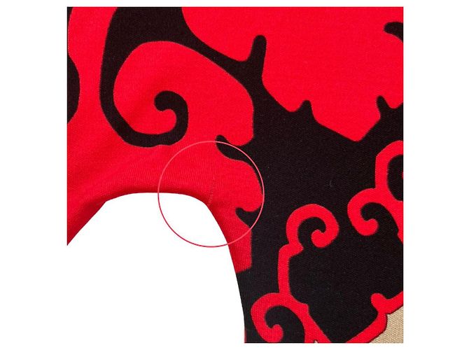 Autre Marque Vestido de seda LEONARD PARIS Negro Roja Beige Verde Púrpura - vista 6