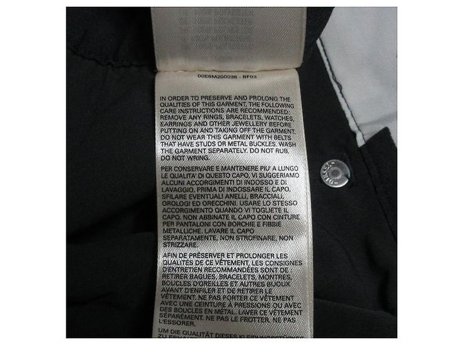 Autre Marque Pantaloni cropped a vita alta DIESEL Grigio - vista 11