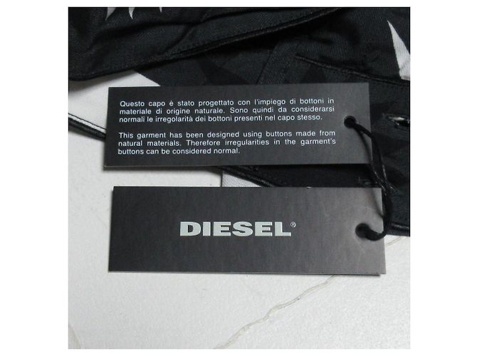 Autre Marque Pantaloni cropped a vita alta DIESEL Grigio - vista 15