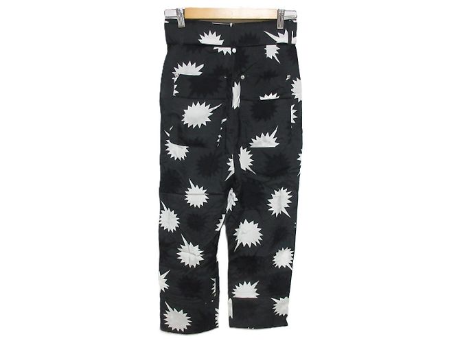 Autre Marque Pantaloni cropped a vita alta DIESEL Grigio - vista 2