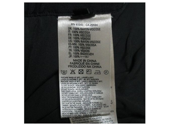 Autre Marque Pantaloni cropped a vita alta DIESEL Grigio - vista 8