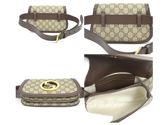 Borsa a vita Gucci Blondie Marrone - vista 3