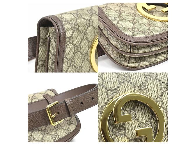 Borsa a vita Gucci Blondie Marrone - vista 4