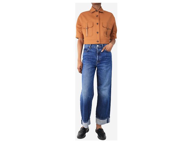 Mother Blaue lässige Jeans - Größe UK 6 - Ansicht 2