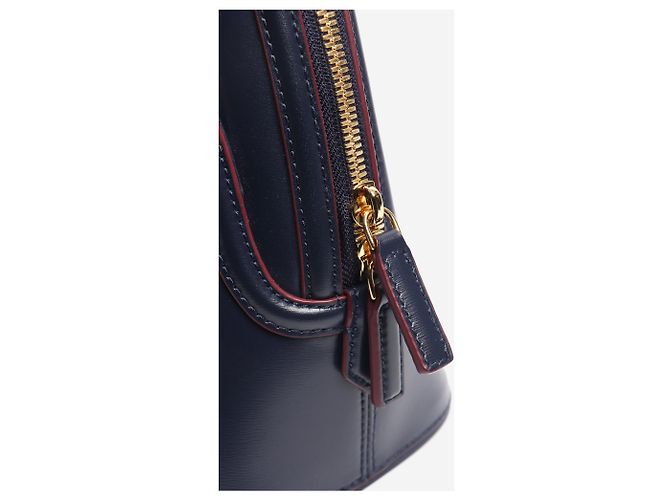 MCM Borsa in pelle Anna blu scuro 2 in 1 - vista 5