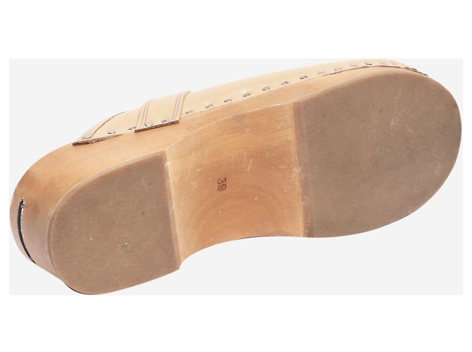 Isabel Marant Neutrale Wildleder-Clogs - Größe EU 39 (UK 6) - Ansicht 6