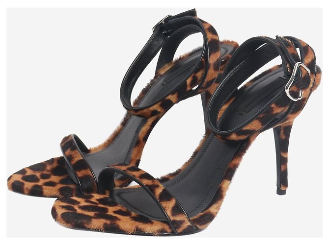 Alexander Wang Tacchi in pelliccia di vitello leopardato marrone - taglia EU 39 (UK 6) - view 2