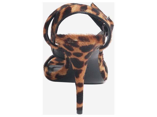 Alexander Wang Tacchi in pelliccia di vitello leopardato marrone - taglia EU 39 (UK 6) - view 5