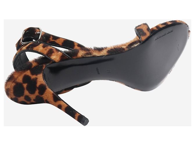 Alexander Wang Tacchi in pelliccia di vitello leopardato marrone - taglia EU 39 (UK 6) - view 6