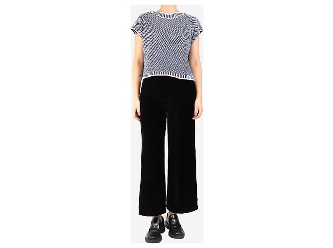 Autre Marque Schwarze Samthose - Größe M - Ansicht 2