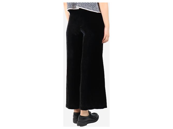 Autre Marque Schwarze Samthose - Größe M - Ansicht 3