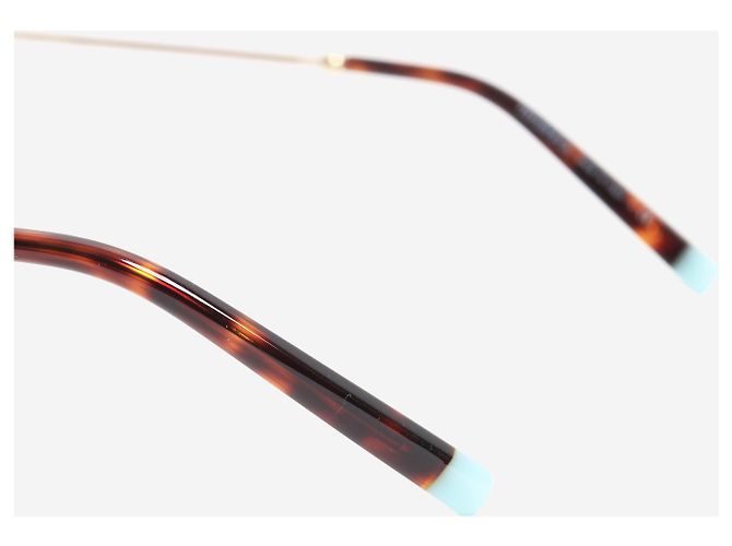 Tiffany & Co Gafas de sol cuadradas doradas Dorado - vista 5