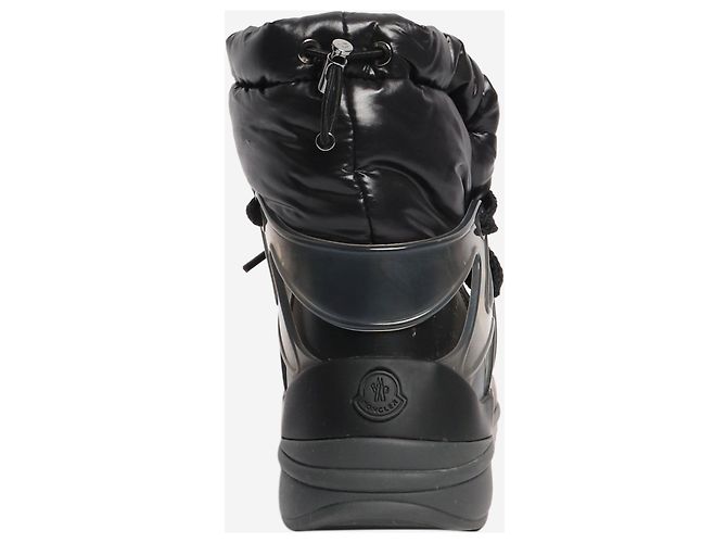 Moncler Schwarze Winterstiefel mit Schnürung - Größe EU 39 (UK 6) - Ansicht 3