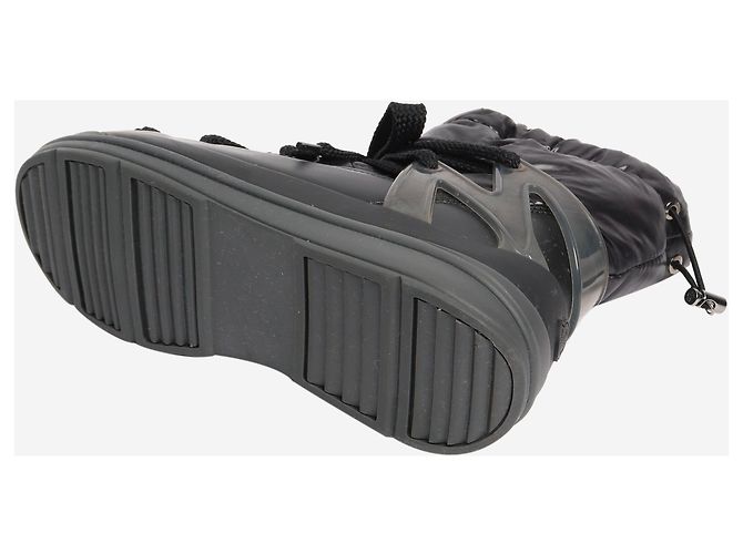 Moncler Schwarze Winterstiefel mit Schnürung - Größe EU 39 (UK 6) - Ansicht 7