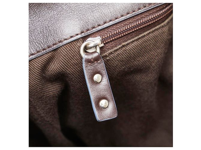 Borsa a tracolla Loewe Anagram Marrone Blu navy - vista 15