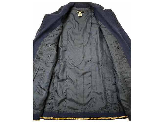 Completo gonna e giacca Chanel Blu scuro - vista 4