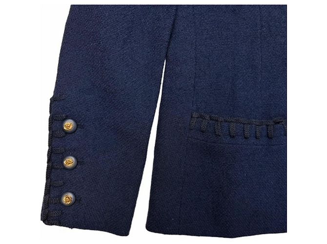 Completo gonna e giacca Chanel Blu scuro - vista 6