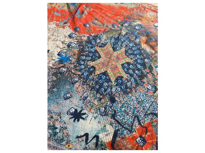 Grande Sciarpa Christian Lacroix Multicolore - vista 5