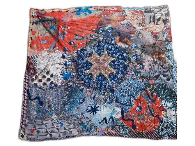 Grande Sciarpa Christian Lacroix Multicolore - vista 8